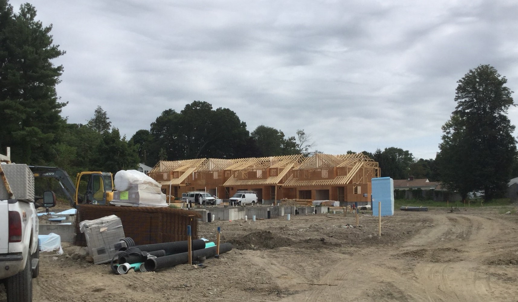 Building 4 Construction 5 Endicott Woods Condiminiums